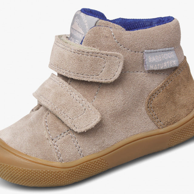 Naturino Barefoot Spinni Tex Wp Suede Wool Taupe
