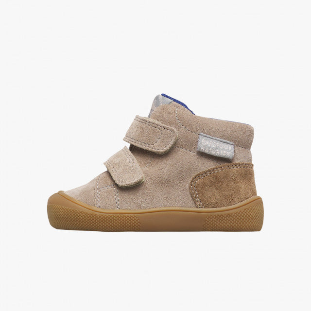 Naturino Barefoot Spinni Tex Wp Suede Wool Taupe