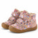 Naturino Barefoot Spinni Tex Wp de ante y lana rosa con flores