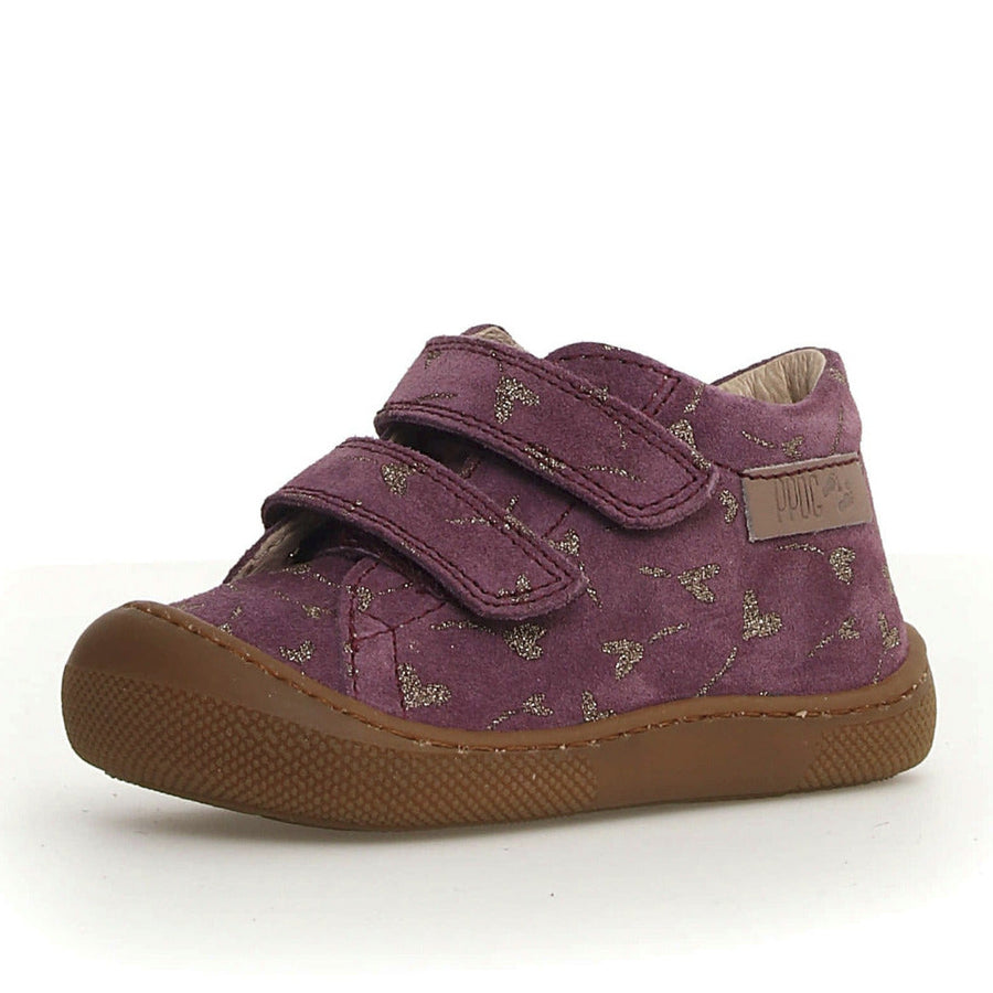 Naturino Barefoot Orec Velcros Serraje Glitter Flower Hearth Magnolia