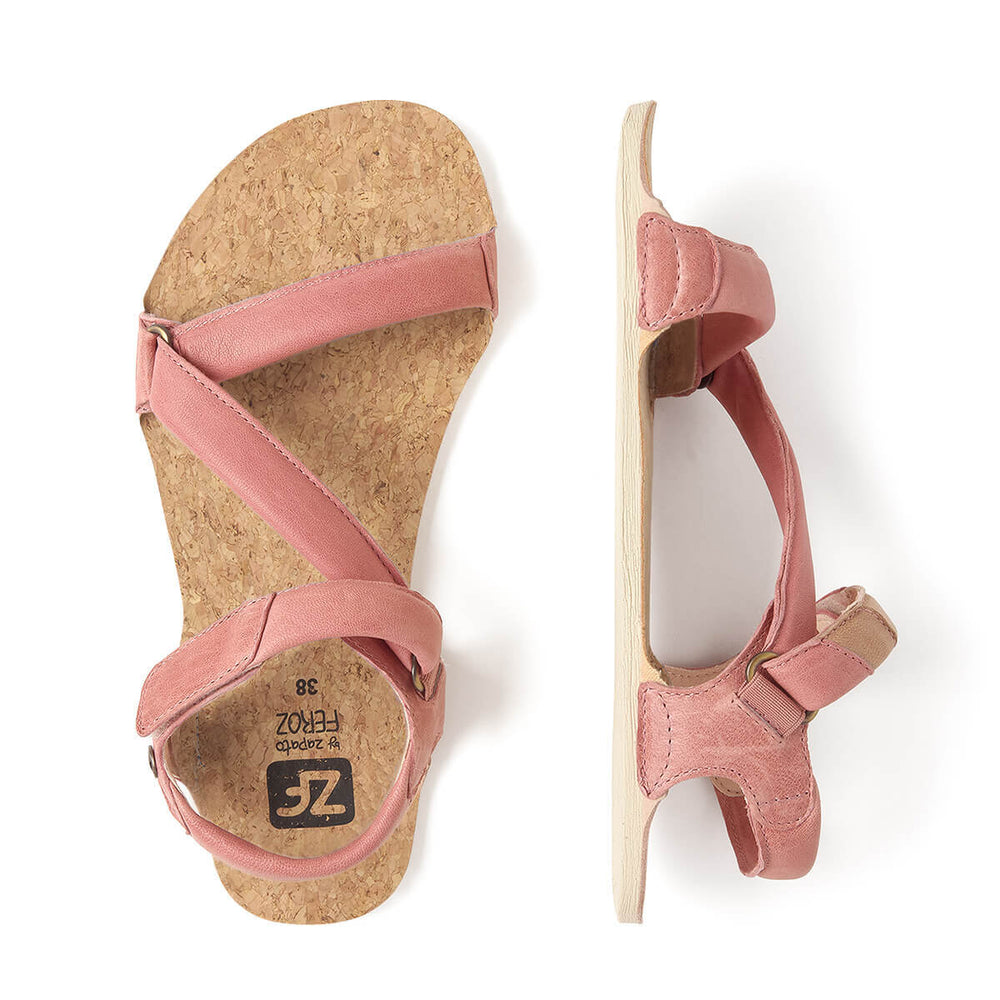 Zapato Feroz Adulte Oliva Frambuesa Piel