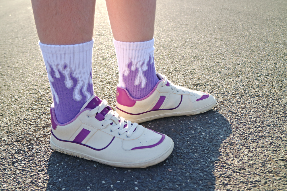 Paperkrane Retro Low Sneakers Cordones Plum Adulto