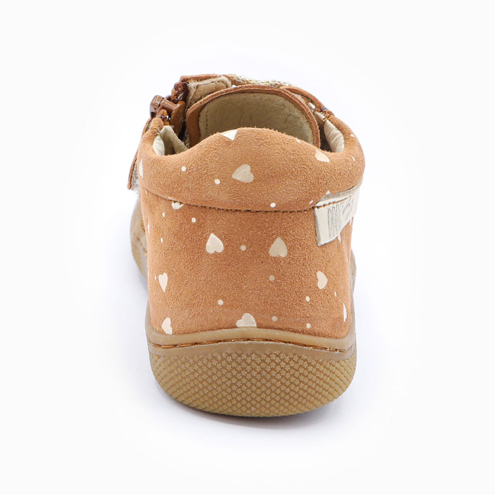 Naturino Barefoot Kommy Zip Love Brown