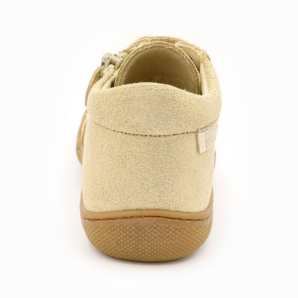 Naturino Barefoot Kommy Zip Glitter Platinum