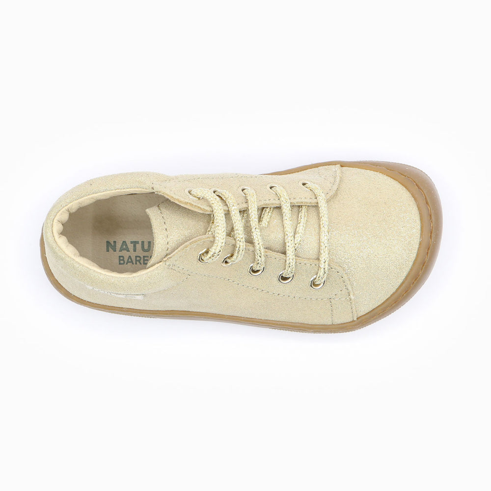 Naturino Barefoot Orec Cordones Glitter Platinum