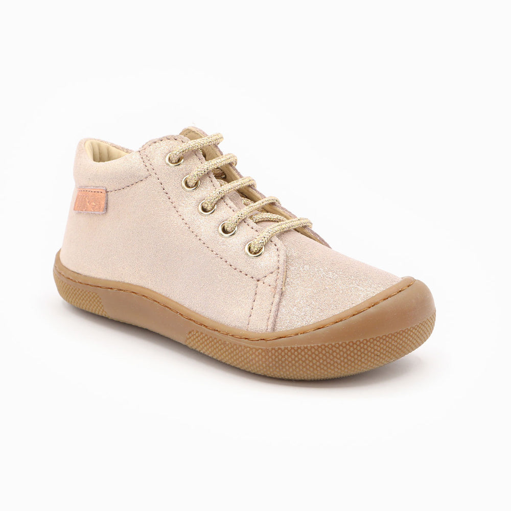 Naturino Barefoot Orec Cordones Glitter Rose