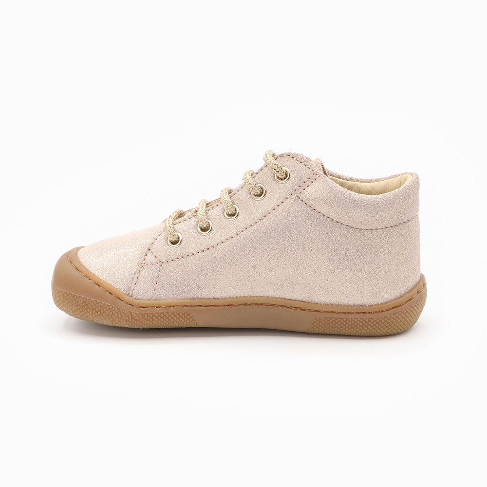 Naturino Barefoot Orec Cordones Glitter Rose