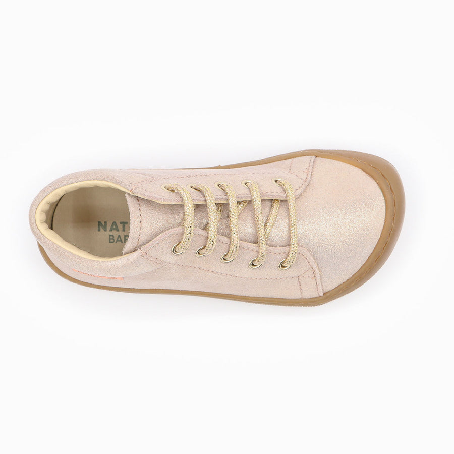 Naturino Barefoot Orec Cordones Glitter Rose