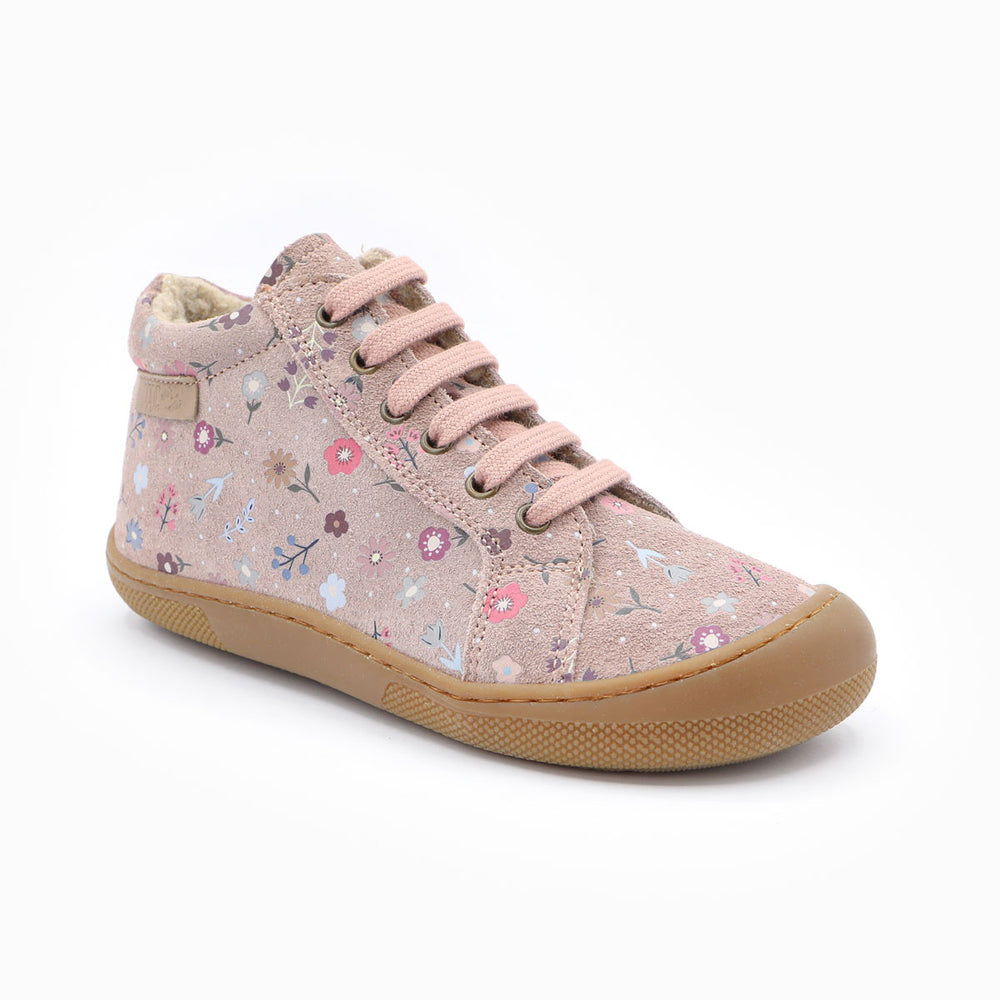 Naturino Barefoot Kommy Zip Bonny Wool Rose
