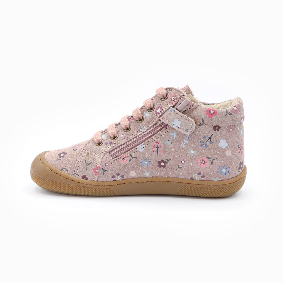 Naturino Barefoot Kommy Zip Bonny Wool Rose
