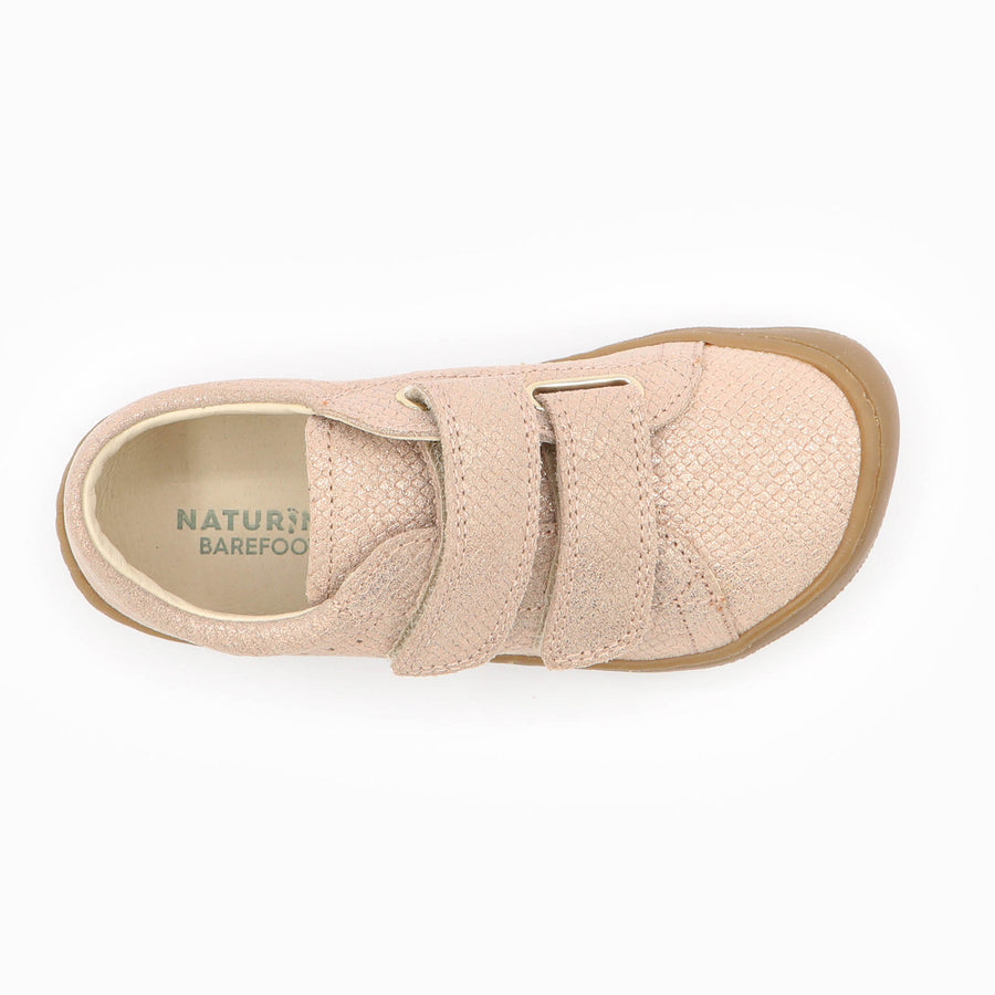 Naturino Barefoot Rabir Velcros Lizard Rose