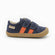 Naturino Barefoot Rimby Wool Velcros Navy Dark Orange
