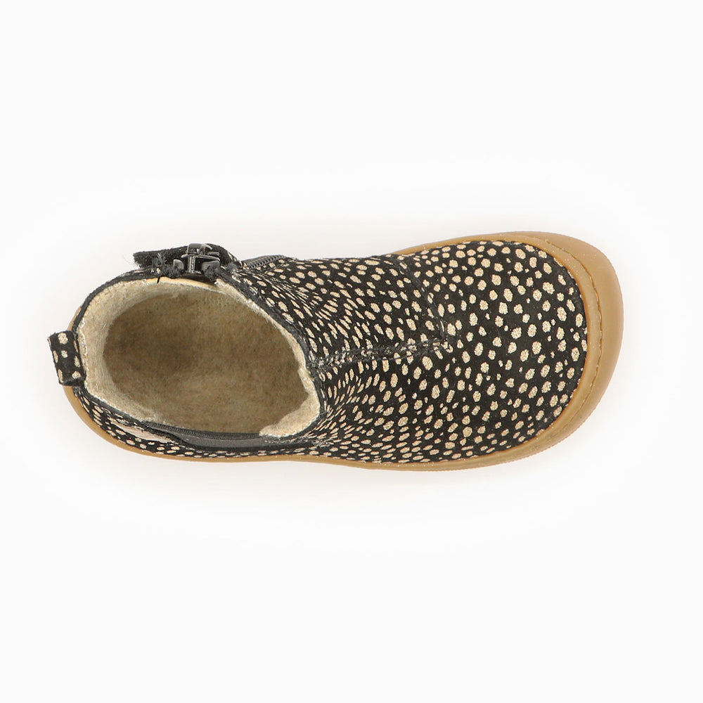 Naturino Barefoot Saik Wool Pony Black Platinum