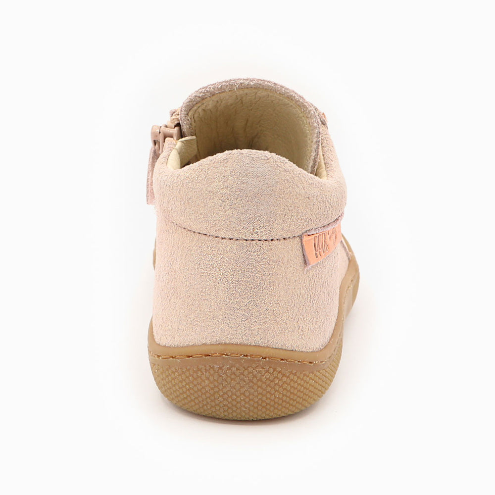 Naturino Barefoot Kommy Zip Glitter Rose