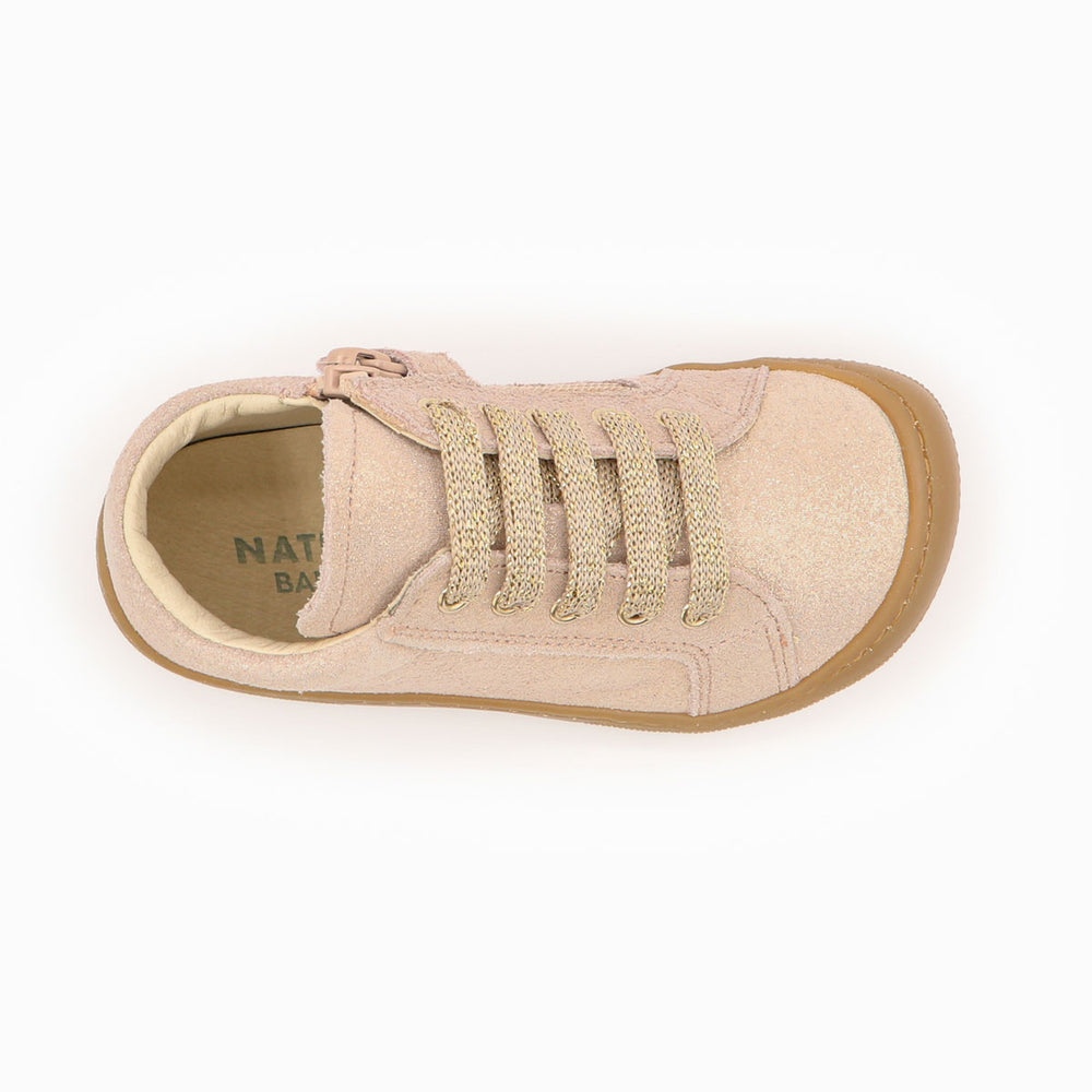 Naturino Barefoot Kommy Zip Glitter Rose