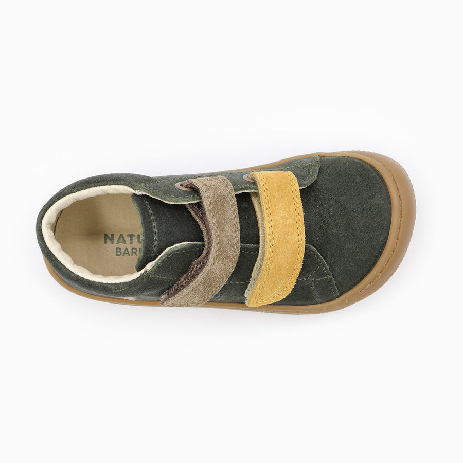 Naturino Barefoot Kerco Velcros Forest Zucca Light Brown