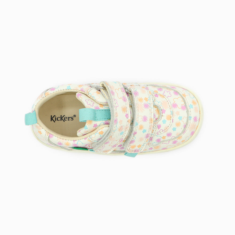 Kickers KickFrapy Blanc Fleurs Eté