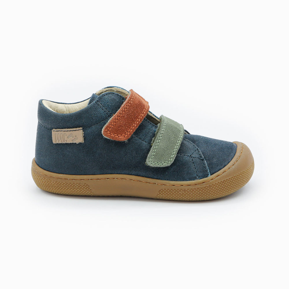 Naturino Barefoot Kerco Velcros Navy Olive Copper