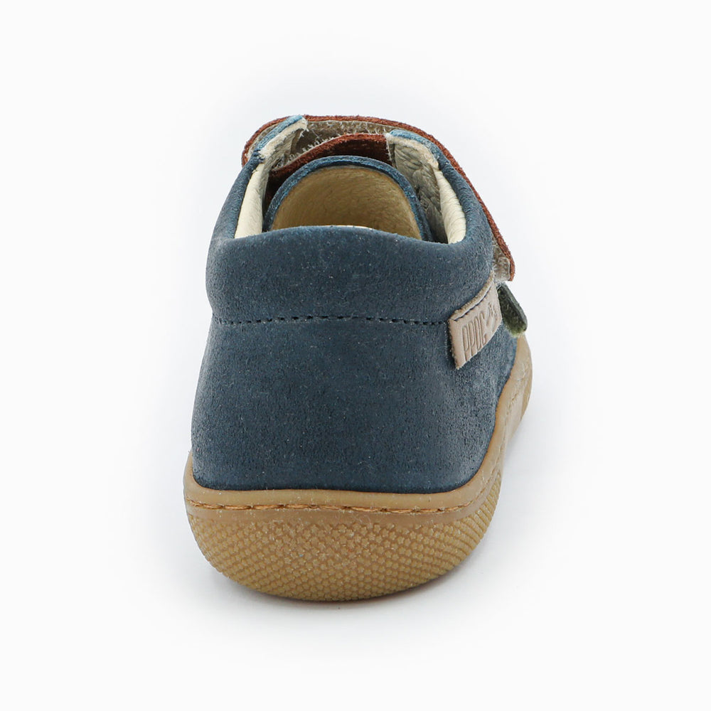 Naturino Barefoot Kerco Velcros Navy Olive Copper
