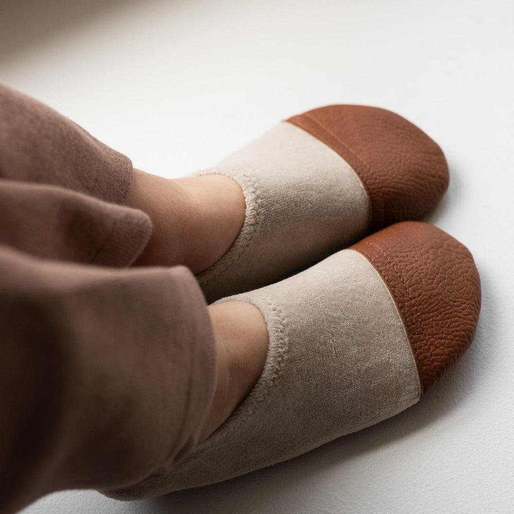 Les Pas Petits Velours Pyjama Noisettes