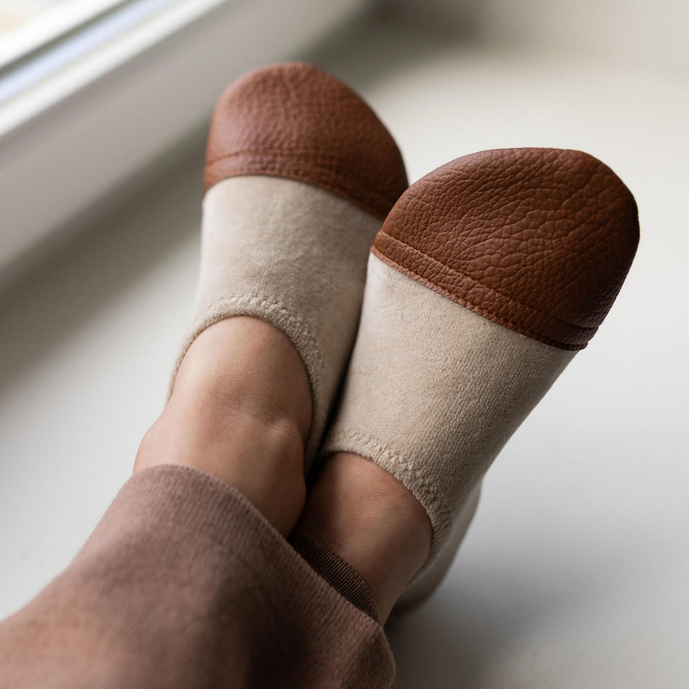 Les Pas Petits Velours Pyjama Noisettes