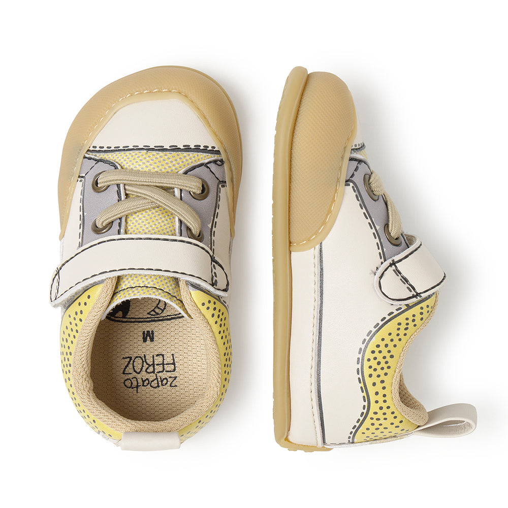 Zapato Feroz Féroces Paterna Comic Amarillo Beige