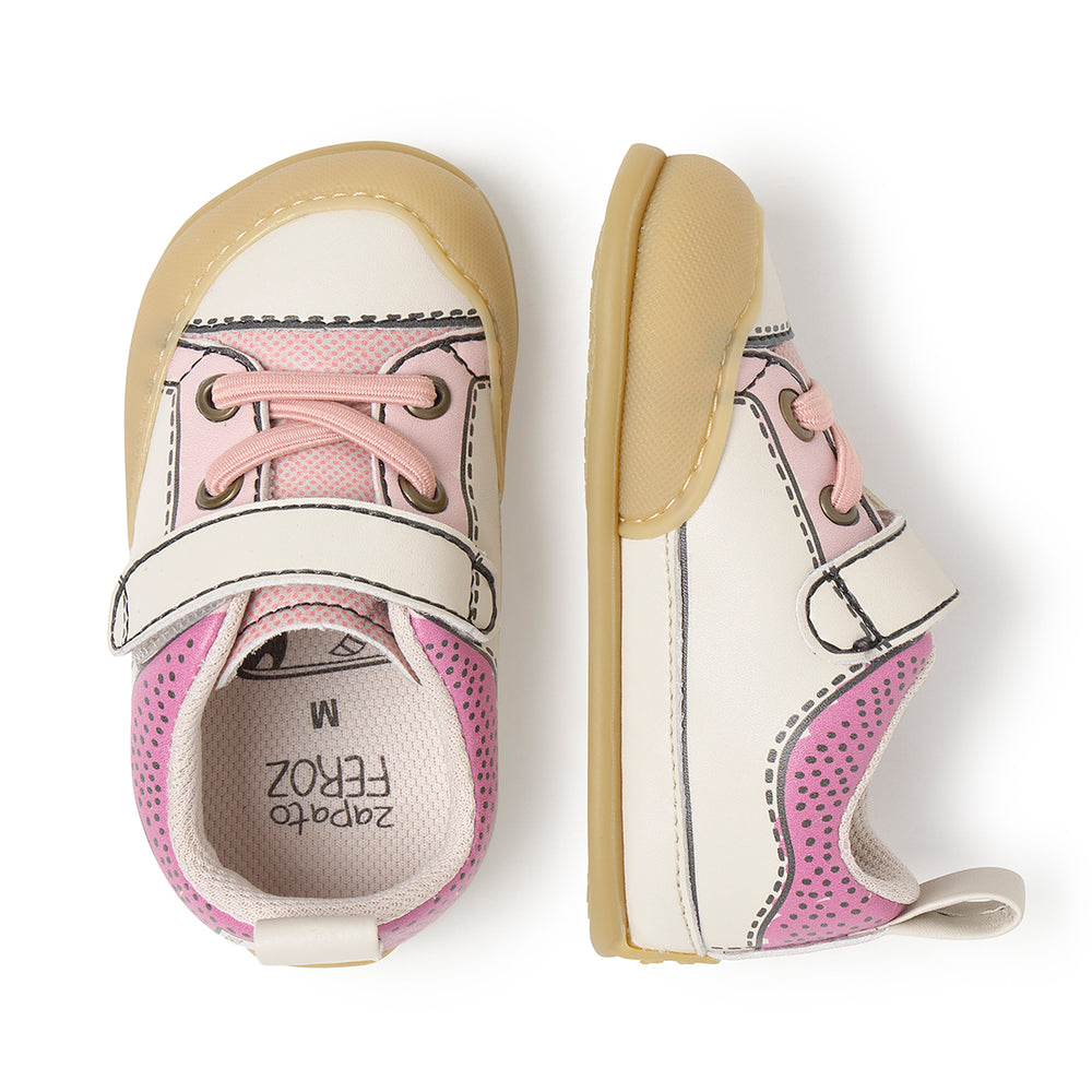 Zapato Feroz Féroces Paterna Comic Rosa Beige