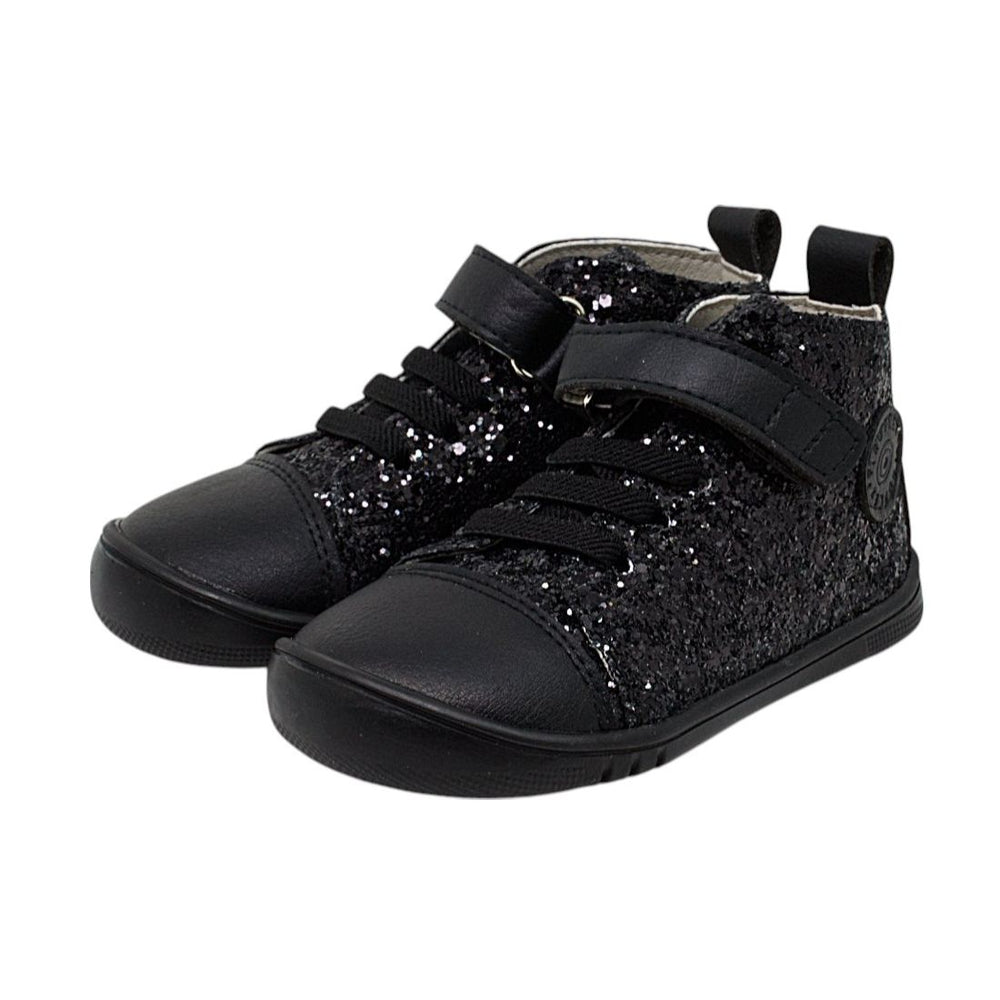 Piruflex Boots Laces Bloom Glitter Black