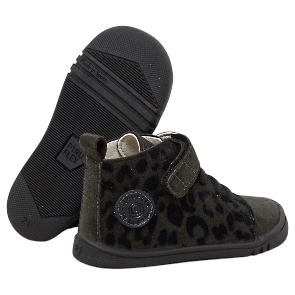 Piruflex Boots Laces Fantasia Leopardo Negro