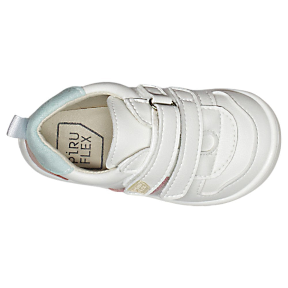 Piruflex First Sport Serraje Blanco Rosa