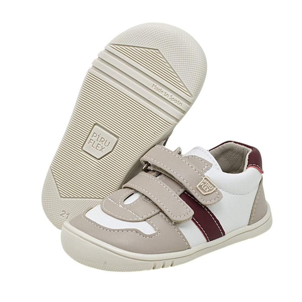 Piruflex Urban Stripes White Burdeos
