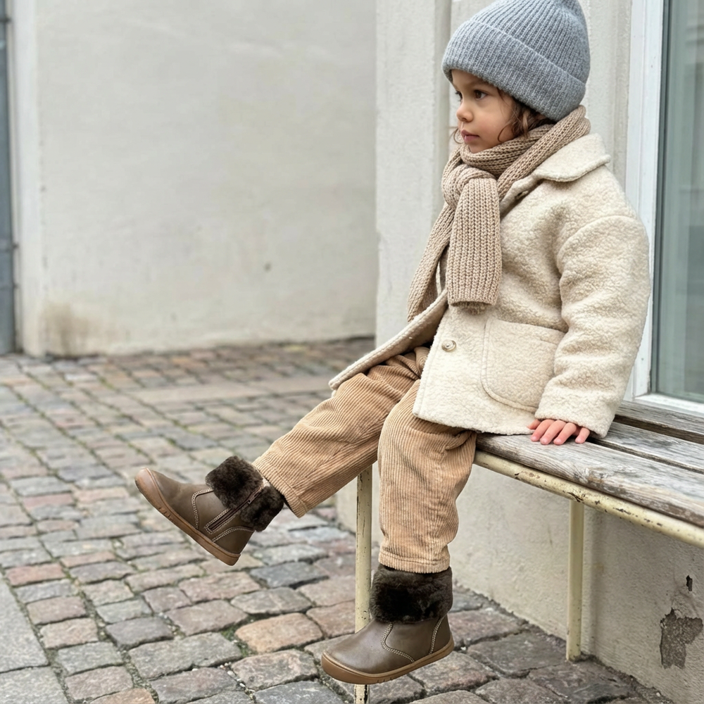 Piruflex Teens Boots Fluffy Kaki