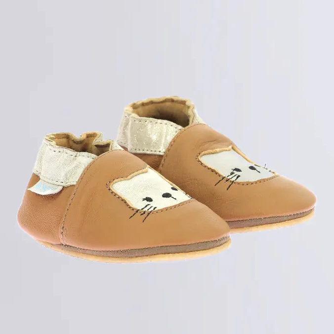 Chaussons Bébé Robeez Garçon - Cuir Souple 'Macao Parrot', Semelle Flexible Pour Apprentissage De La Marche