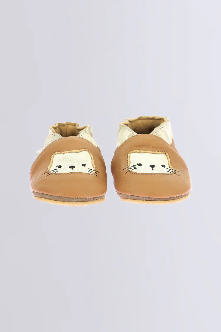 Robeez Chaussons Crêpe Wild Kitten Camel