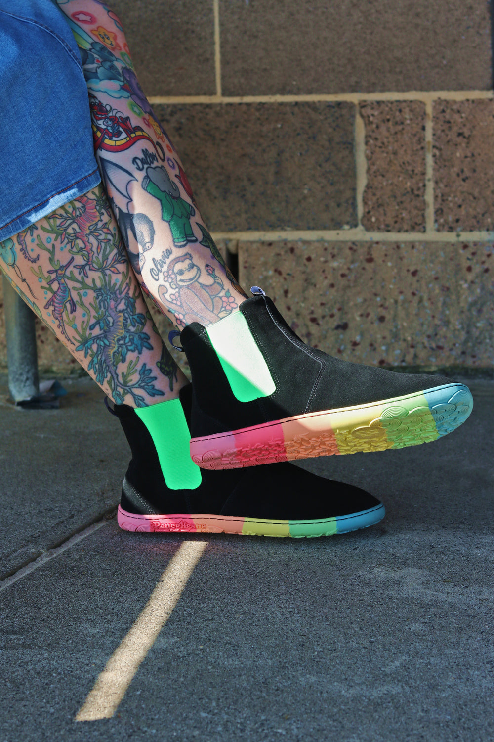 Paperkrane Chelsea Boots Skittle Neon Adulto