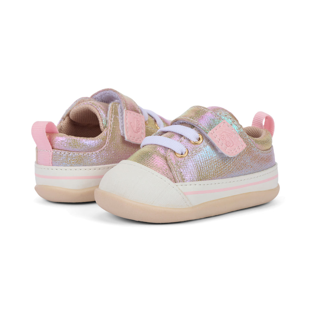 See Kai Run First Walker Stevie Gold Metallic