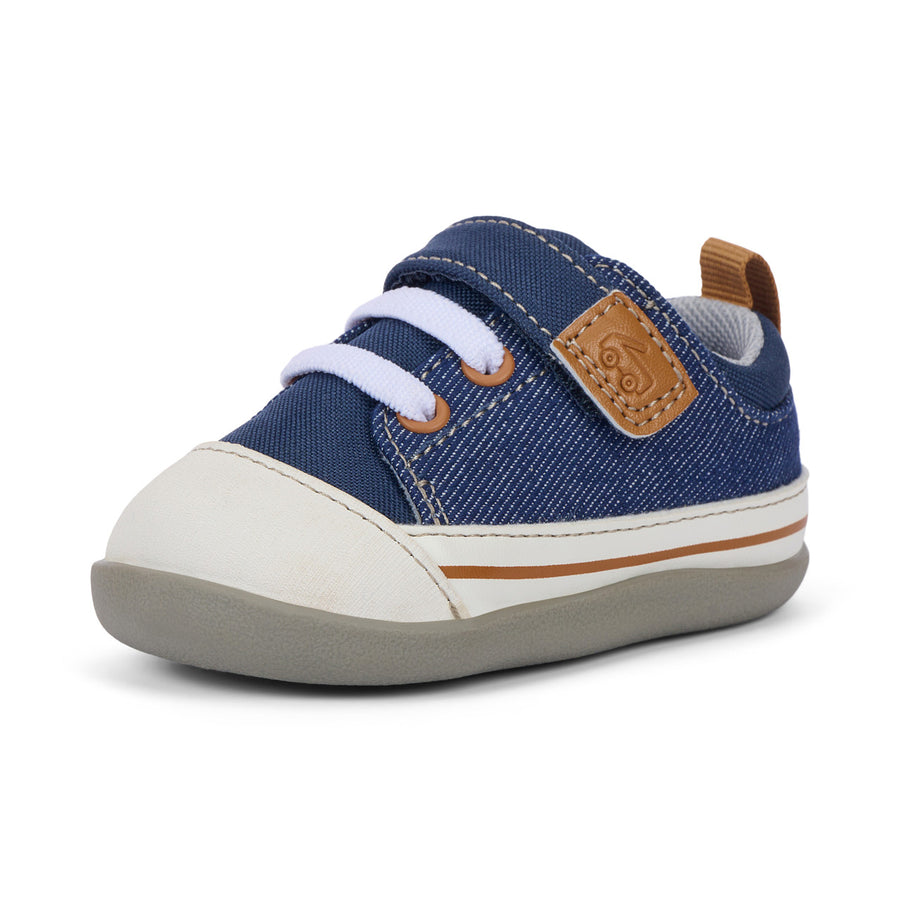 See Kai Run First Walker Stevie Navy Denim