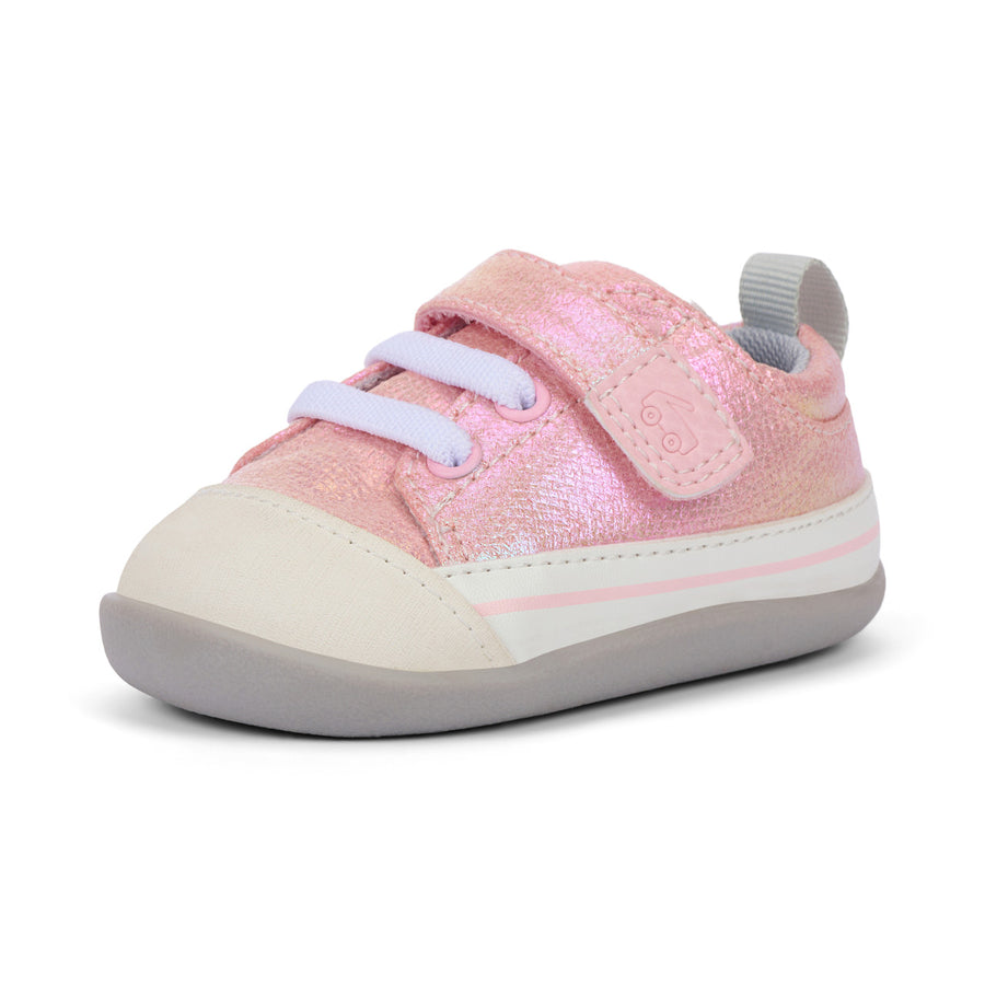 See Kai Run First Walker Stevie Pink Metallic