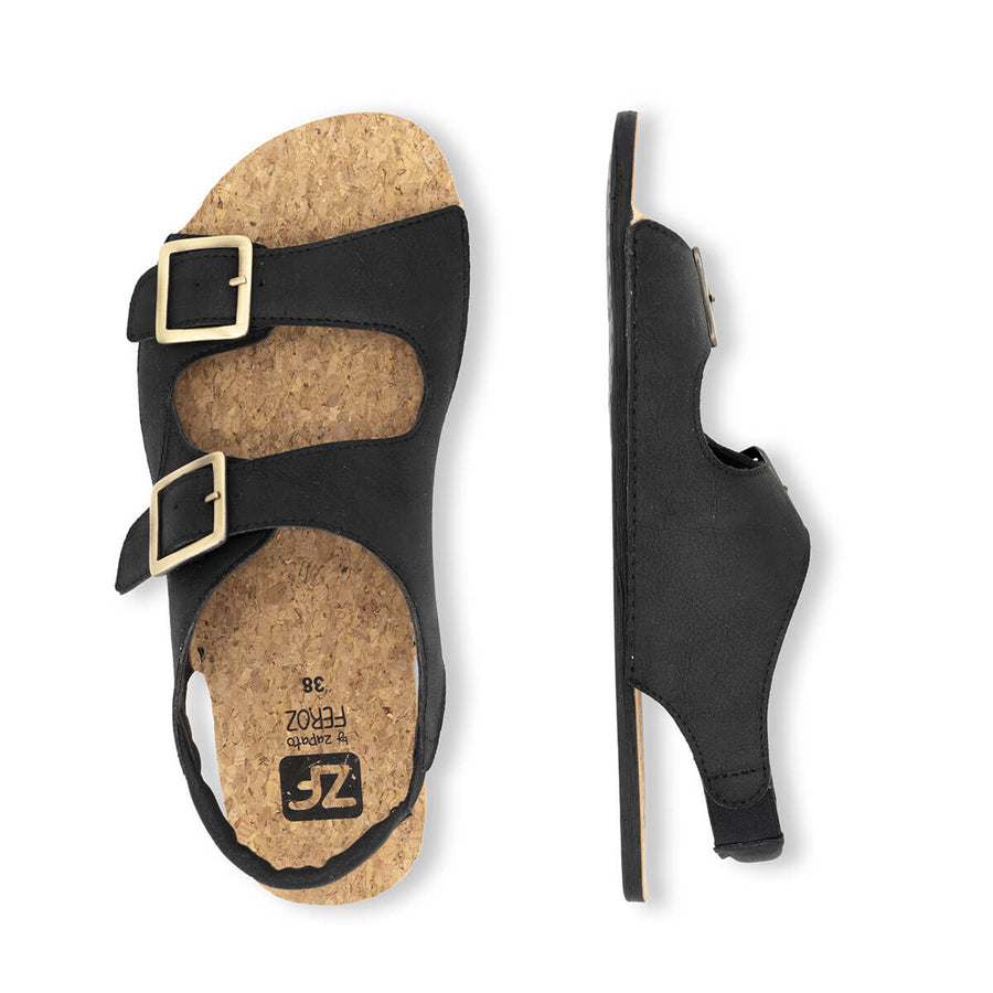 Zapato Feroz Adulte Saler Negro Micro Nubuck