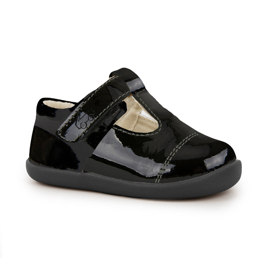 See Kai Run First Walker Bianca Black Patent