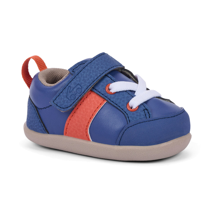 See Kai Run First Walker Connor Navy Orange