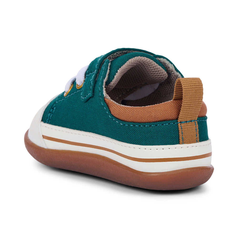 See Kai Run First Walker Stevie Forest Green