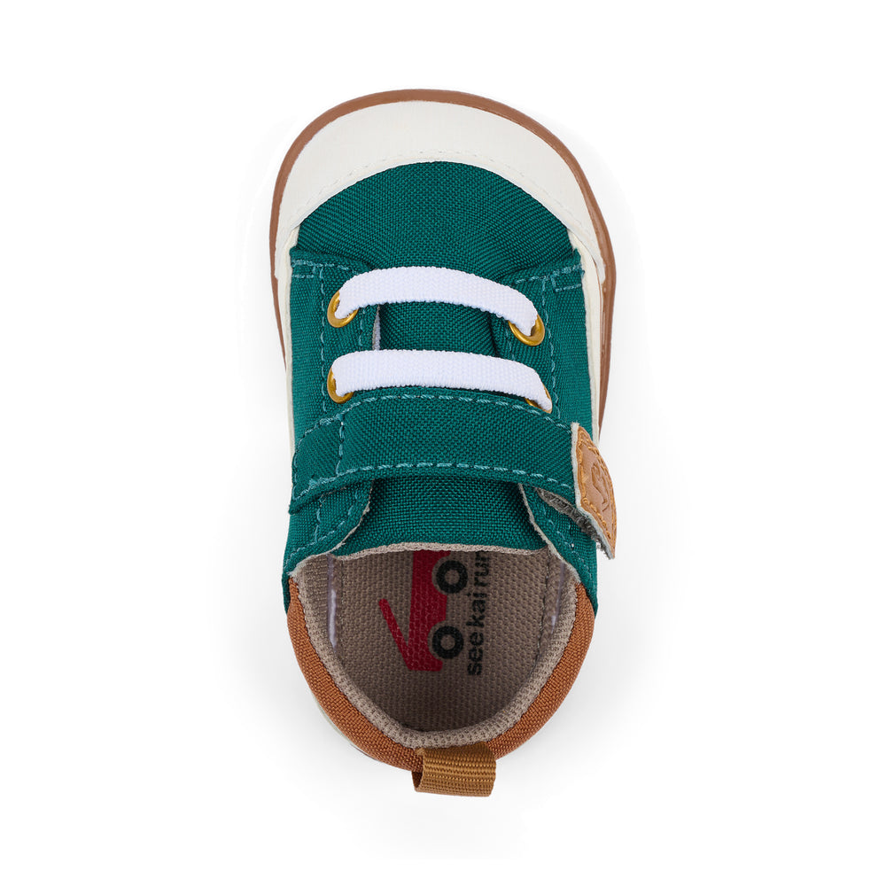 See Kai Run First Walker Stevie Forest Green