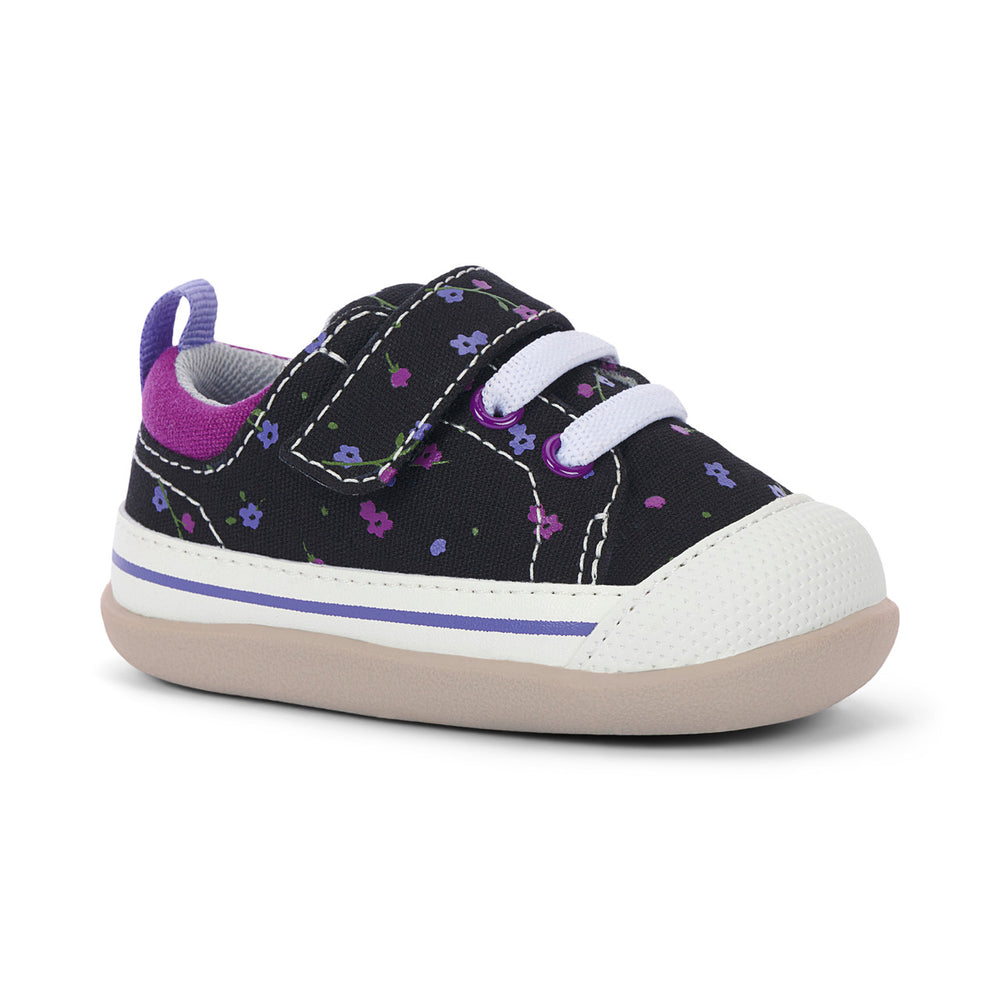 See Kai Run First Walker Stevie II Black Floral