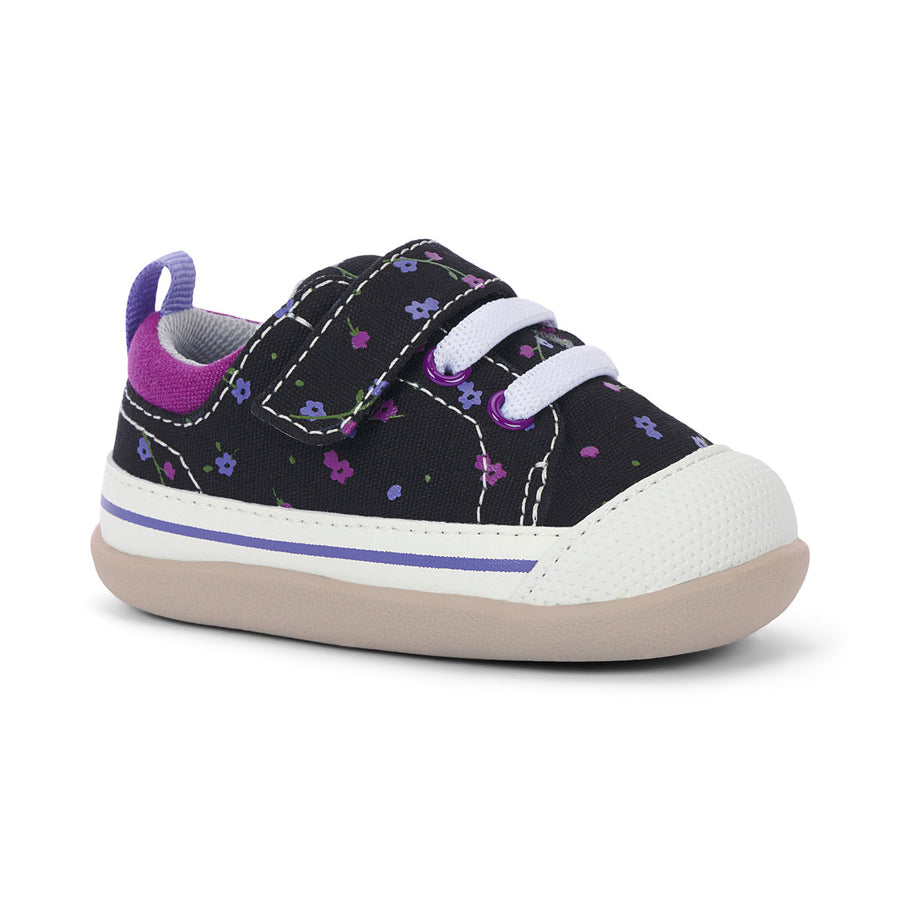 See Kai Run First Walker Stevie II Black Floral
