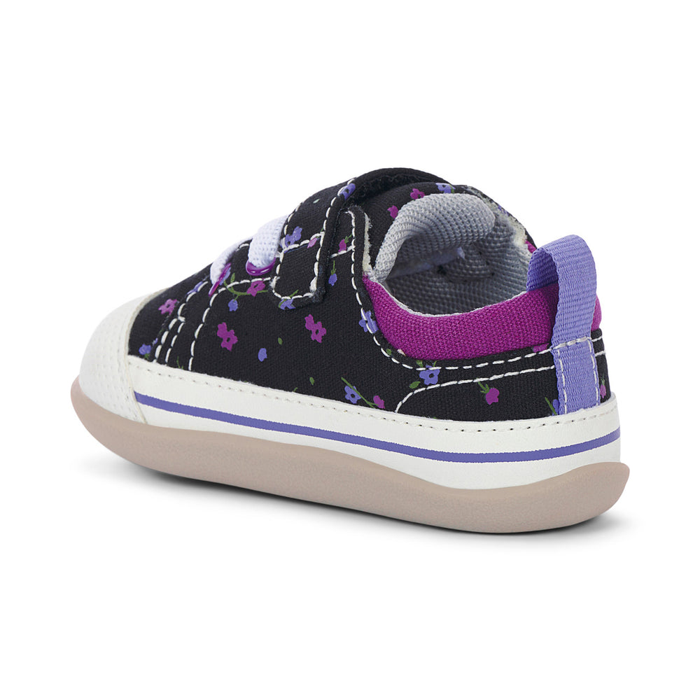 See Kai Run First Walker Stevie II Black Floral
