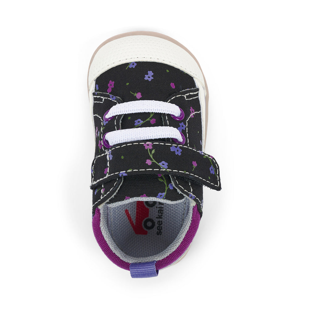 See Kai Run First Walker Stevie II Black Floral