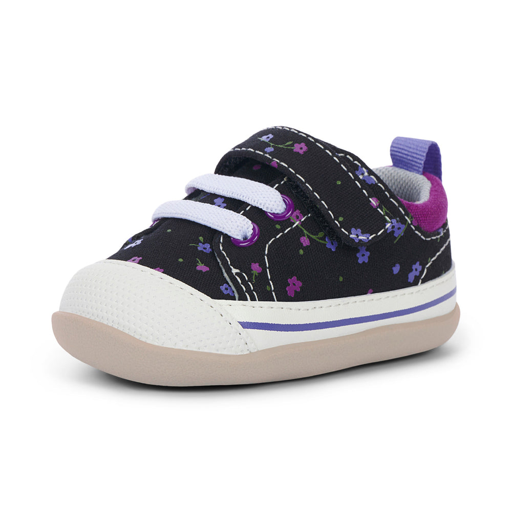 See Kai Run First Walker Stevie II Black Floral