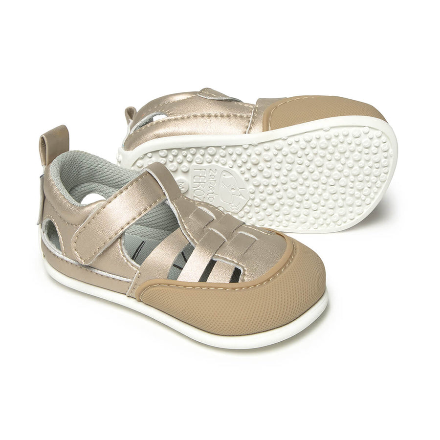 Zapato Feroz Feroz Tabarca Dorado Microfibra