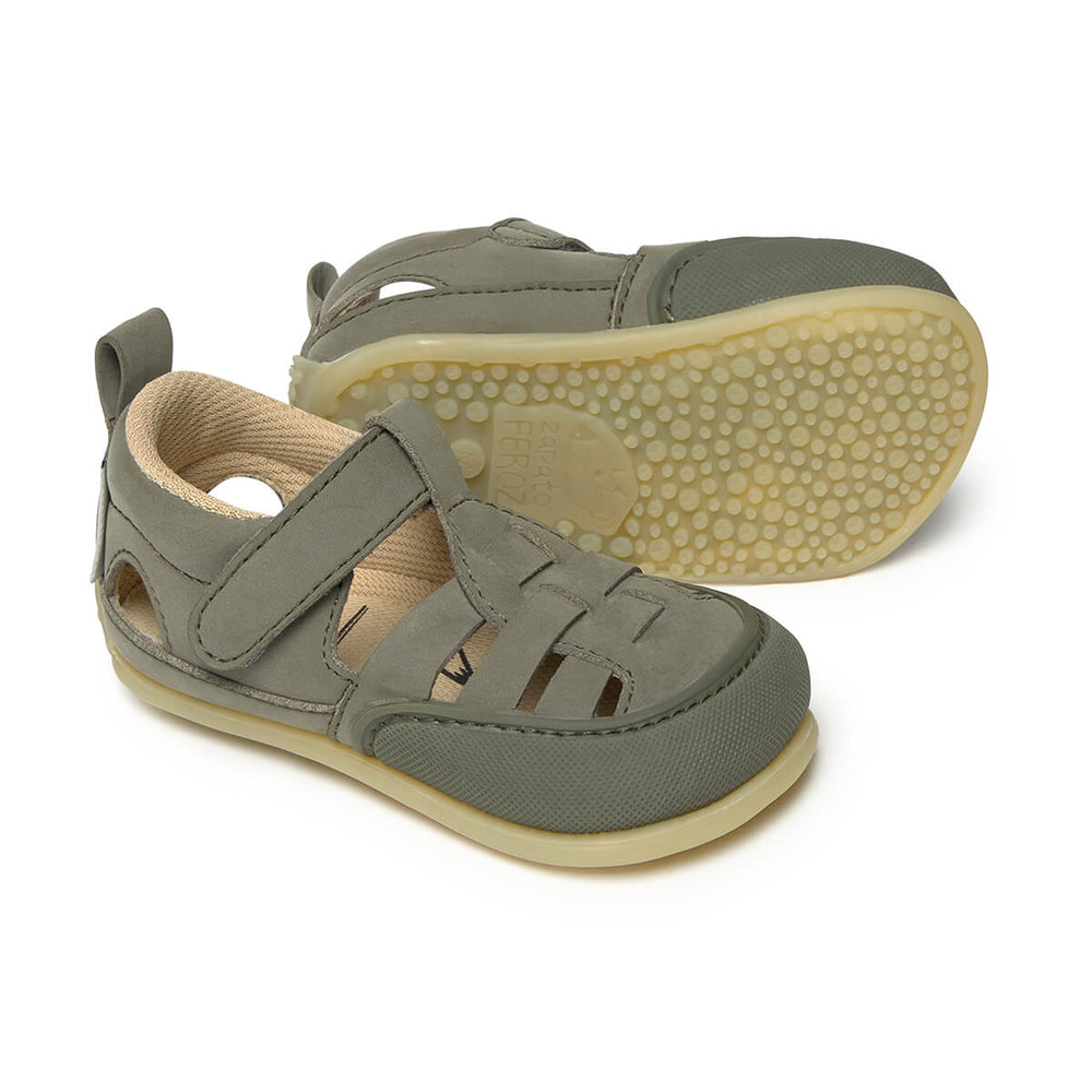 Zapato Feroz Feroz Tabarca Kaki Microfibra